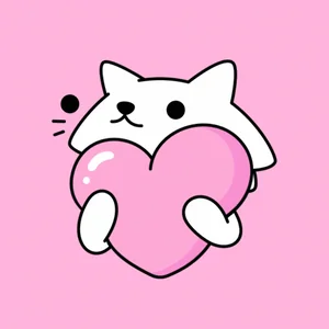 Сердце Любовь Кот