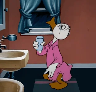 Утро Чистит Зубы Утка
