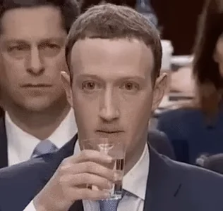 Sipping Mark Zuckerberg