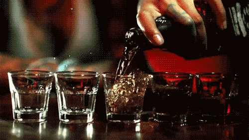 happy hour drinking