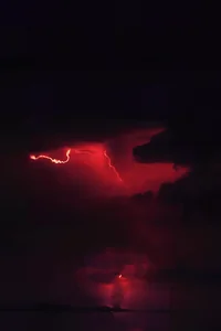 Молния Ночь Огонь