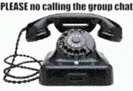 Please No Calling Group Chat