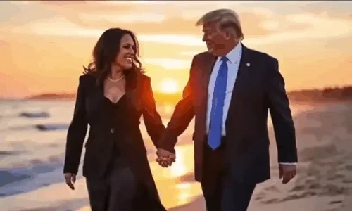 Трамп Камала Харрис Любовь