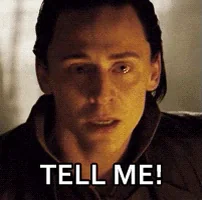 Frustrated Tom Hiddleston