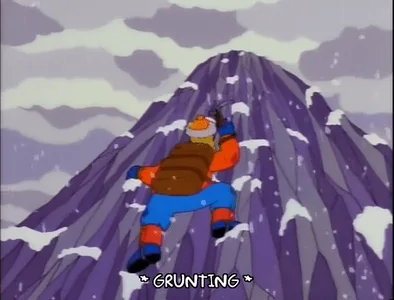 Season 9 Snow GIF by The Simpsons