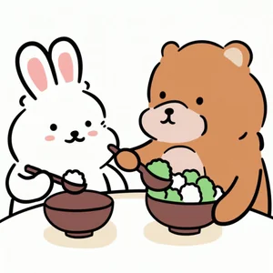 Kiroand Vivi Bear Rabbit