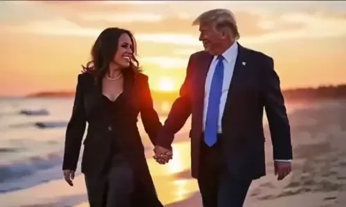 Трамп Камала Харрис Любовь