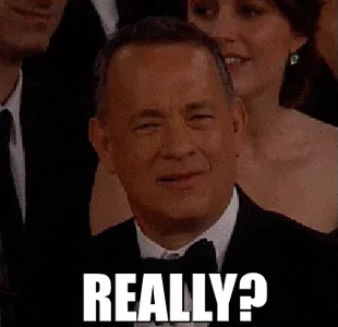 Confused Tom Hanks