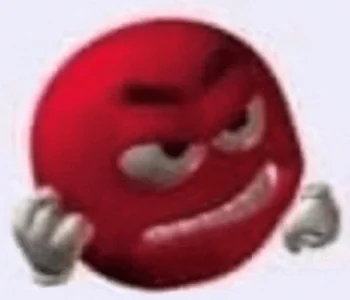 Angry Red Emoji