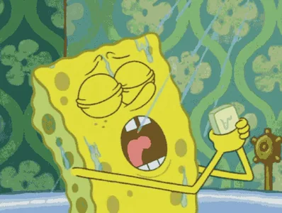 spongebob squarepants shower