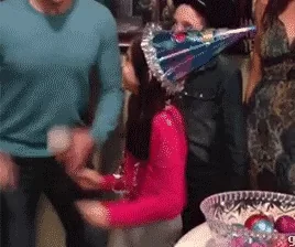 Excited Happy Birthday