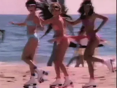 girls beach