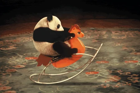 Панда Rocking Horse Оранжевый