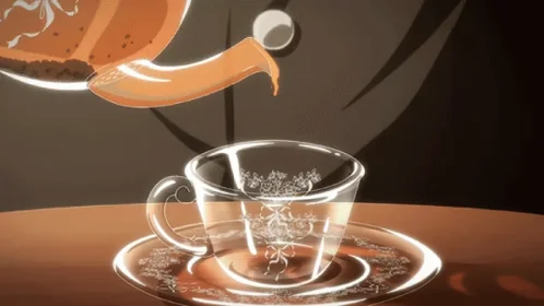 Anime Pouring Tea Pour