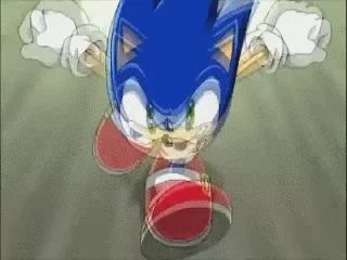Анимация Соник Ежик