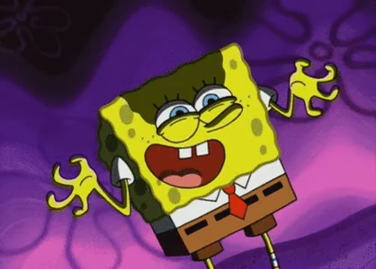 spongebob squarepants laughing