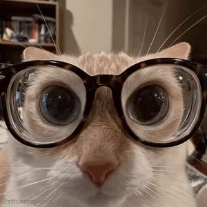 Умный Кот В Очках
