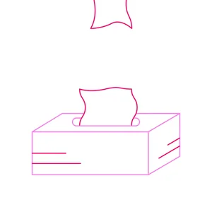 Kleenex Tissue Box Насморк