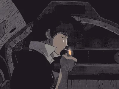 Ковбой Бибоп Аниме Спайк Шпигель