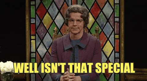 Adult Humor Church Lady ГИФ на GIFS.RU