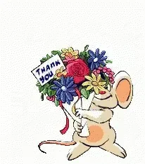 Thank You Mouse Cartoon