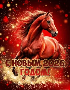 Лошадь Новыйгод Краснаялошадь