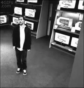 how to steal a flat screen tv