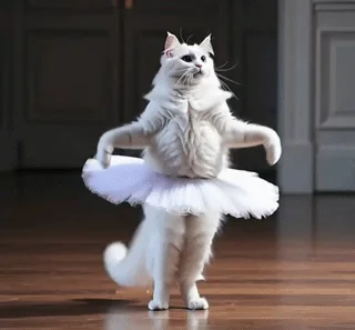 Мило Балет Кошка