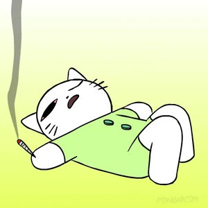 Кот Анимация Лежит