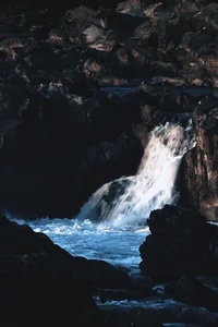 flowing water