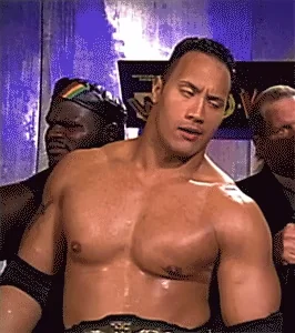The Rock Eye Roll