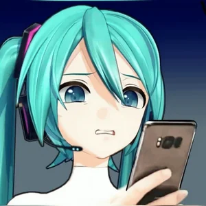 Disgusted Hatsune Miku