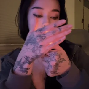 Cute Girl Smoking