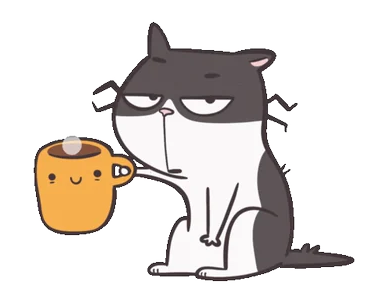 Доброе Утро Кот Кофе