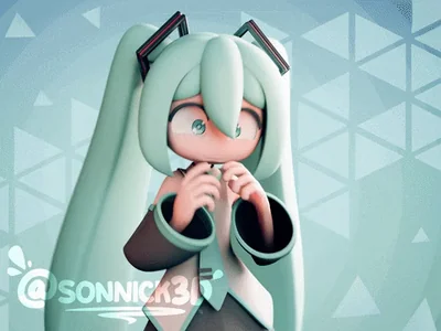 Miku Hatsune Sonnick3d