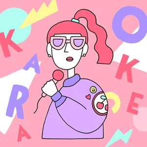 Караоке Типография Иллюстрация