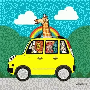 Travel Animal Family Trip