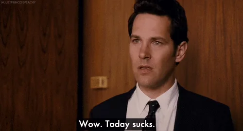 Tired Paul Rudd