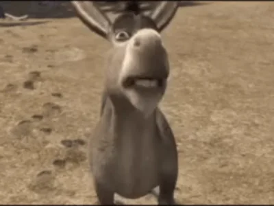 Осел Улыбка Улыбается