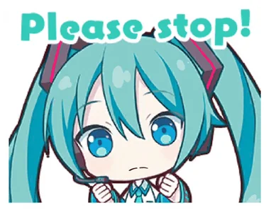 Please Stop Hatsune Miku