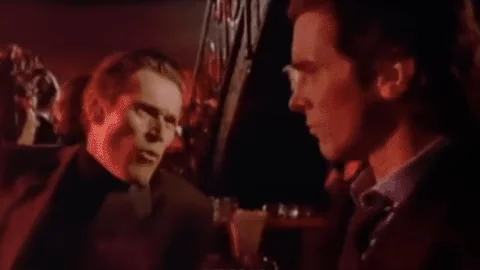 Christian Bale Nodding