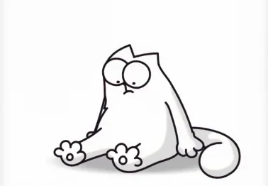Simons Cat Cartoon