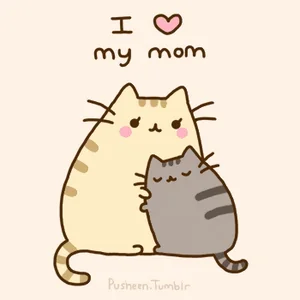 Мама День Матери Pusheen