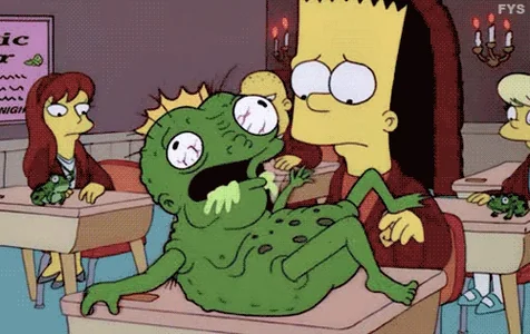Treehouse Of Horror Xii Реакция Барт Симпсон