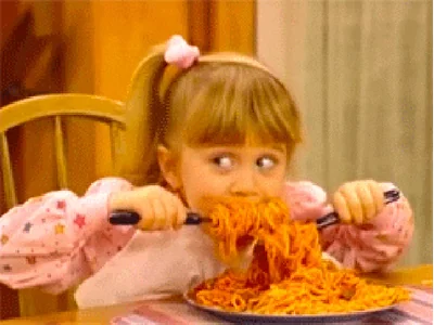 full house eating