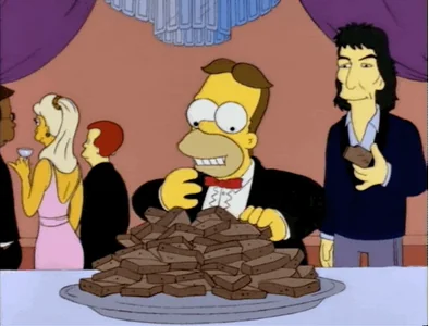 Homer Simpson Eating