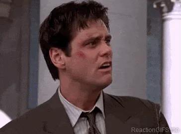 Disgusted Jim Carrey