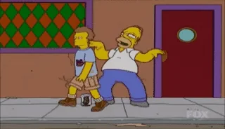 homer simpson dancing