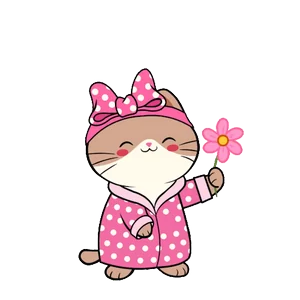 Котик Цветочик Нежность