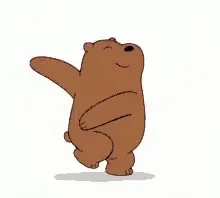 Медведь Весело Доволен